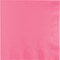 Party Central Club Pack of 250 Candy Pink Solid 3-Ply Disposable Dinner Napkins 8.75"